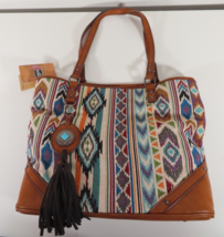 Justin Boots Womens Purse Concealed Carry Native American Aztec Rodeo We... - $59.35