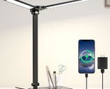 Led Desk Lamps For Home Office, Desk Lamp With Usb Charging Port,10 Brig... - £25.15 GBP