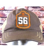 Jägermeister 56 Yard Line Brown &amp; Tan Mesh Trucker Hat Adjustable Snapback - $11.77