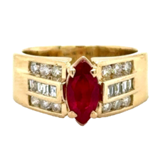 Authenticity Guarantee

1.25ctw Ruby and Diamond 14k Yellow Gold Ring 7.9g Si... - $2,450.00