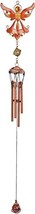 StealStreet SS-G-99367 Gem Copper Toned Wind Chime with Orange Flying Angel, 22. - £13.85 GBP