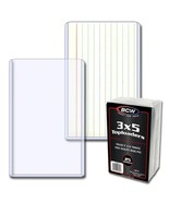 2 packs of 25 (50) BCW 3&quot; x 5&quot; Topload Holders - $416.45 MXN