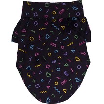 Retro Black Geometric 100% Cotton Hawaiian Camp Shirt Sizes XXS-2XL - €12,78 EUR