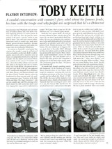 Toby Keith 2 page original clipping magazine photo #N2918 - $3.99