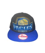 Indiana Pacers Ne Era Hardwood Classics Snapback Black/Blue Big Logo EUC... - $24.99