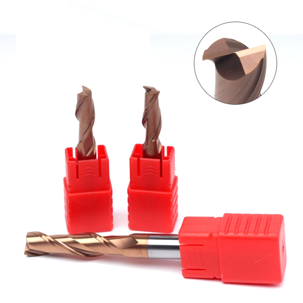 HRC55 CNC Carbide End mill 2 Flutes wor tools Milling Cutter Tungsten St... - $3,028.89 MXN