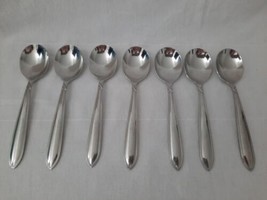 7 Pieces Lenox Stainless Flatware 18/10 ~ Arrowridge ~ Rounded Bowl Soup... - £35.52 GBP