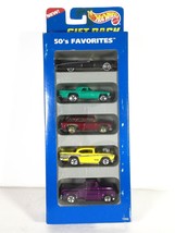 Mattel - Hot Wheels &#39;50&#39;s Favorites Gift Pack 1995 - 5 Vehicles Box Set - £10.99 GBP