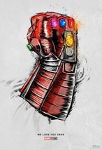 Avengers End Game Poster Movie Re Release Love You 3000 Print 24x36 27x40 32x48&quot; - £8.71 GBP+