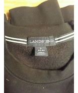 Land&#39;s End Sweatshirt 42-44 Cotton Men&#39;s Size L Black - $25.75 CAD