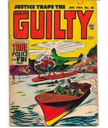 JUSTICE TRAPS THE GUILTY #58 (January 1954) Prize/Headline - SOTI Illo -... - $855.11 MXN