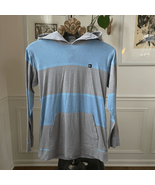 Quicksilver Long Sleeve Tshirt Hoodie Blue Grey Youth XL 16 - $17.98 CAD