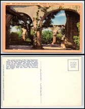 CALIFORNIA Postcard - Mission San Juan Capistrano &quot;2&quot; S24 - £2.32 GBP