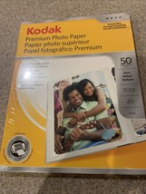 Kodak Premium Photo Paper Gloss 8.5&quot; x 11&quot; 50 Sheets New Sealed Made in ... - £6.14 GBP