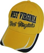 West Virginia Block and Script Lettering Baseball Cap with Embroidered B... - $27.28 CAD