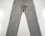 Vintage Levi&#39;s Jeans 509 Uomo 38x32 Minerale Lavare Grigio Gamba Dritta ... - $37.04