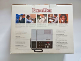 PhoneMate Phone w/Answering Machine Model 8050 Vintage 1980s Clock Deluxe - £18.51 GBP