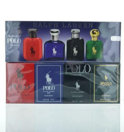 Polo World Of Mini Coffret By Ralph Lauren 4 Piece 0.5 oz Travel Gift Set SEALED - $119.99