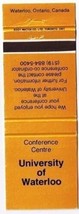 University of Waterloo Ontario Matchbook Cover Conference Centre - £1.53 GBP