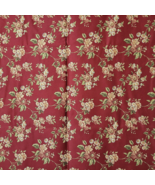 Waverly Heirloom Trellis Upholstery Fabric 3.5 yards Burgundy Floral Cot... - €36,10 EUR