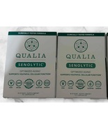 2 Pack QUALIA Senolytic Optimized Aging Youthful Cellular 12 Capsules - $1,642.51 MXN