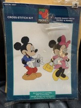 Disney Mickey Unlimited Photo Shoot Cross Stitch Kit Craft 36007 NEW - £31.55 GBP