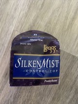 VTG Leggs Pantyhose Silken Mist Control Top Misty Navy B New L’eggs Shee... - $7.87