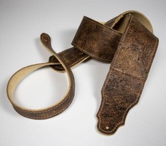 Franklin 2.5&quot; Roadhouse Distressed Leather/Suede Strap, Chocolate - $59.99