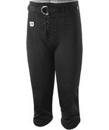Wilson WTF5717 Youth Football Pants with snaps, Black, Large - €22,55 EUR