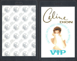 Celine Dion VIP Laminated T-Bird Backstage Pass from the Falling Into You Around - £8.31 GBP