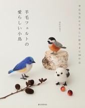 Pretty Birds of Wool Felt Japanese Craft Handmade Magazine Japan Book - $46.39