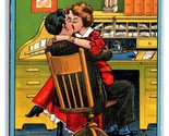 Comic Office Romance Too Busy Not so You Could Notice DB Postcard L19 - $5.89
