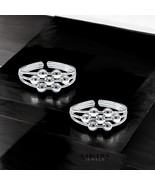 Trendy 925 Real Sterling Silver women daily wear Ball Design Toe Ring - ... - $27.44