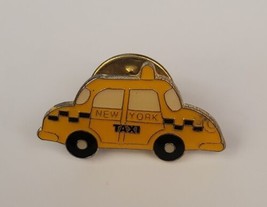 New York City YELLOW TAXI Collectible Souvenir Lapel Hat Vest Pin Tie Tack - $16.63