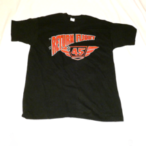 Vintage Michael Jordan Return Flight #45 Salem T Shirt Size XL Black Red - $534.82 MXN