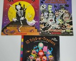 Lot of 3 HALLOWEEN Books: 10 Trick or Treaters, Spooky Hour, Monsters Built - $8.99