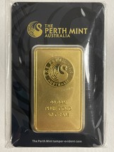 Gold Bar Perth Mint 50 GRAM Pure Gold 999.9 In Sealed Assay - $3,375.00