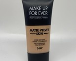 Make Up For Ever Matte Velvet Skin Full Cover Foundation Y363 New-Authentic - $21.77