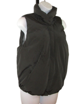 Gap Puffer Vest Gray Womens Size Medium Zipper Closure Warm Coat Jacket Pockets - £10.87 GBP