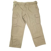 Duluth Fire Hose Cargo Pants Mens 48x32 Double Knee Heavy Canvas Work 18107 - £26.05 GBP