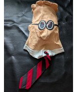 1990 Dilbert de Lujo Goma Máscara Corbata Halloween Disfraz Cosplay Vintage - $62.60 CAD