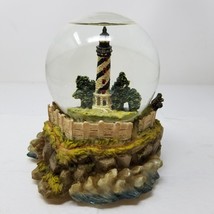 New England Lighthouse Snow Globe Musical You Light Up My Life Vtg - $15.15