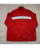 Abercrombie &amp; Fitch Sweater Women Large Red Long Sleeve Mock Neck Outdoor L - $40.31 CAD