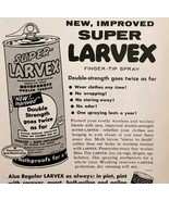 1956 Larvex Moth Proof Spray Advertisement Vintage Clothing Cleaner DWPP24 - $19.99