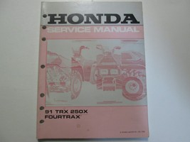 1991 1992 HONDA TRX 250X FOURTRAX Service Shop Repair Manual Set W Parts... - $176.34