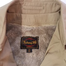Botany 500 Trench Coat Vintage Men’s Khaki 44 Reg Removable Lining Made In USA image 5
