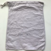 Jimmy Choo Dust Bag S Purple Rectangle Pouch Drawstring Storage Travel - $27.66