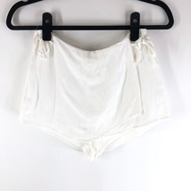 Cotton Candy LA Skort Skirt Shorts Linen Blend Layered White Size S - $9.74