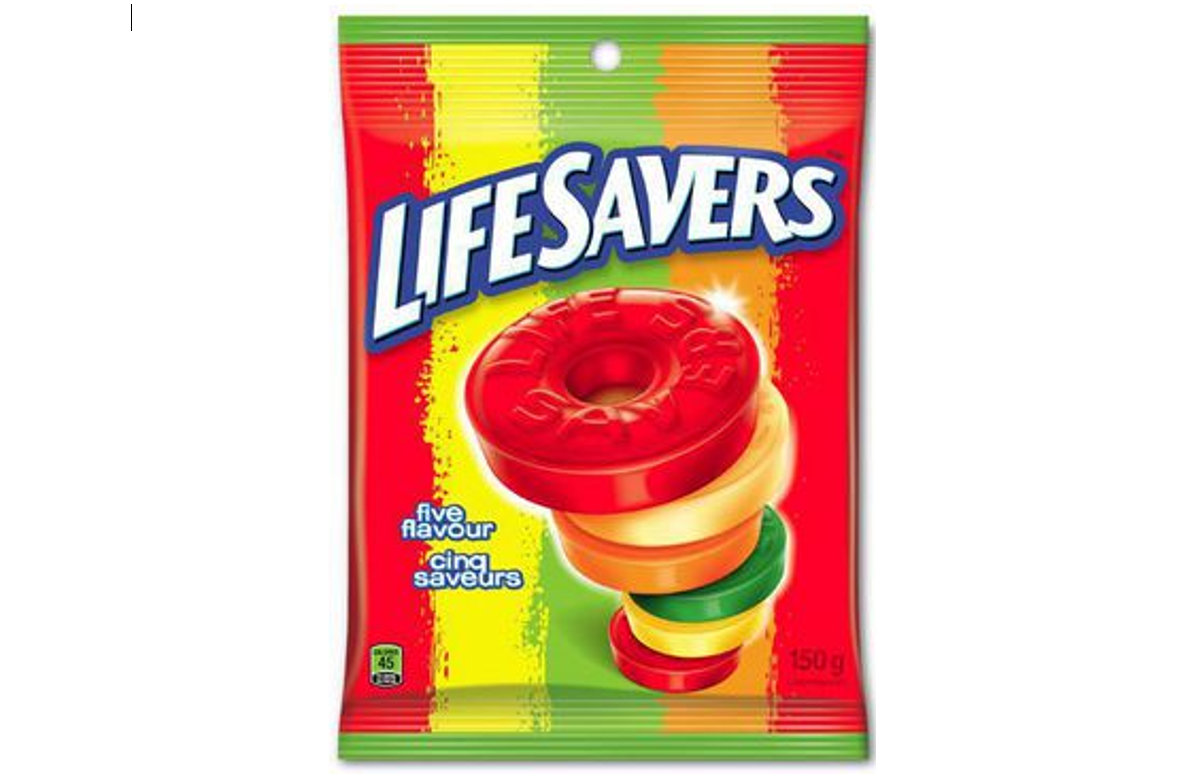 Lifesavers Five Flavour Hard Candy Individually Wrapped Candy 150g - £5.50 GBP