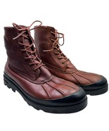 Polo Ralph Lauren Udel Mens Leather Duck Boots Brown  sz 14D 14 D Work B... - £50.79 GBP